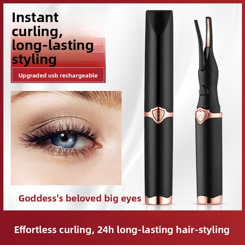 Instant curling, long-lasting styling — USB rechargeable